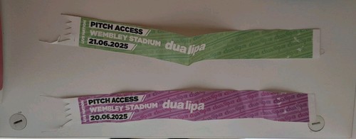 Dua lipa wristband wembley - lipa,
