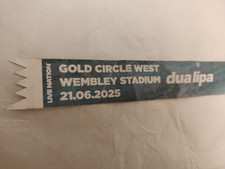 Dua Lipa Wristband Gold Circle